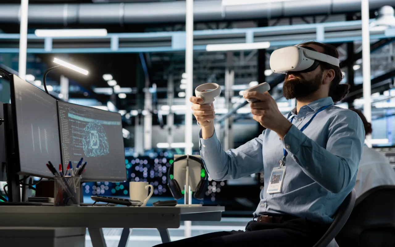 Ingegnere sviluppa prototipo industriale con visore VR per il bando trasferimento tecnologico in Emilia-Romagna.